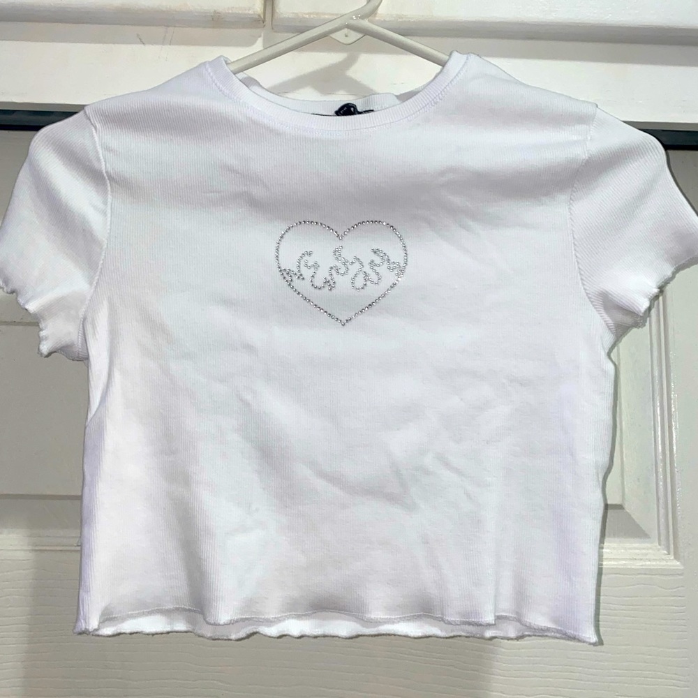 Streetwear Society White Crop Top